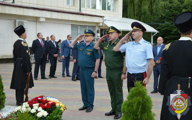 Делегация МВД во главе с Министром Игорем Наниевым приняла участие в мероприятиях, посвященных Дню Миротворца